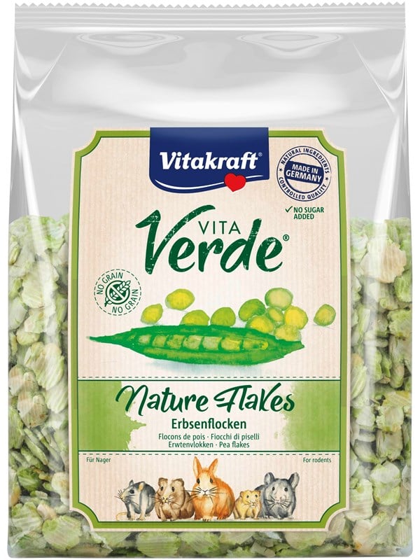 Vitakraft Vita Verde Nature Flakes Erbsenflocken fr Nager 500 g