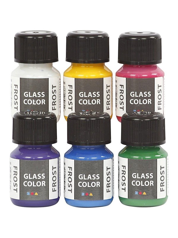 Creativ Company Glass Color Frost Glass Paint Color 6x30ml