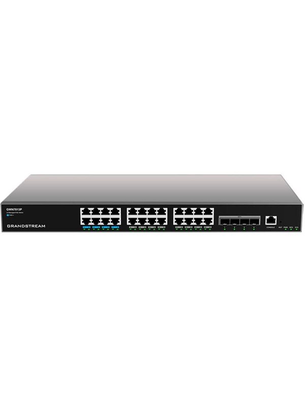 Grandstream GWN7813P - switch - enterprise managed - 24 ports - Managed - rack-mountable