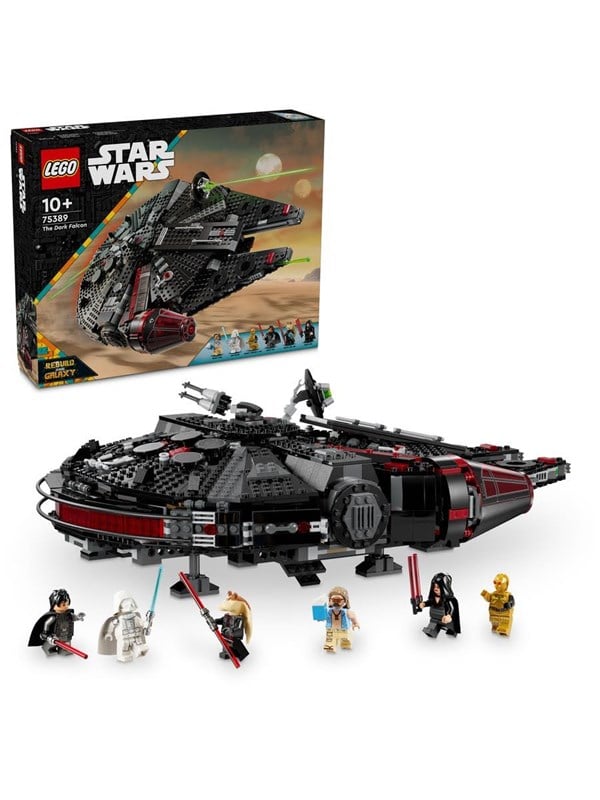 Image of 75389 Star Wars Dunkler Millennium Falke, Konstruktionsspielzeug