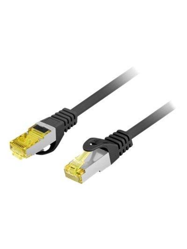 Lanberg patch cable - 50 cm - black RAL 9004 - Schwarz - 05m