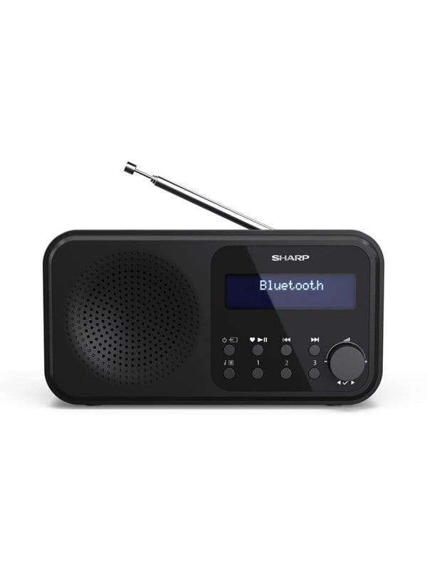 Sharp Tokyo DR-P420 Portable Digital Radio USB or Battery Powered - DAB/DAB+/FM - Mono - schwarz