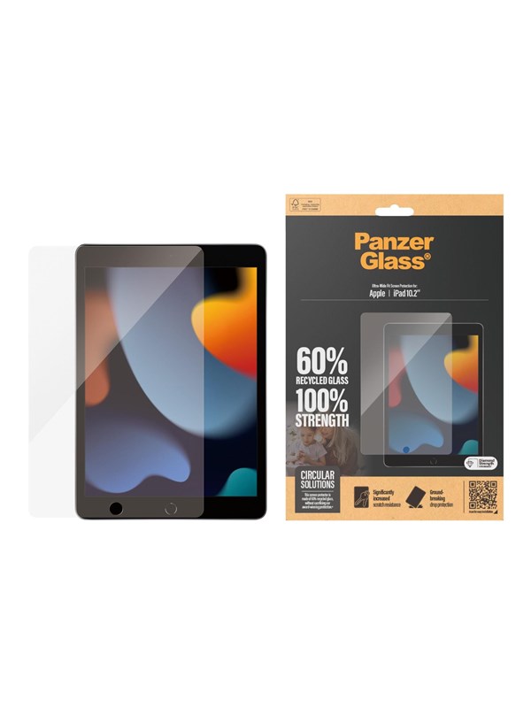 Image of PanzerGlass Screen Protector iPad 10.2'' (2019-2021) | Ultra-Wide Fit