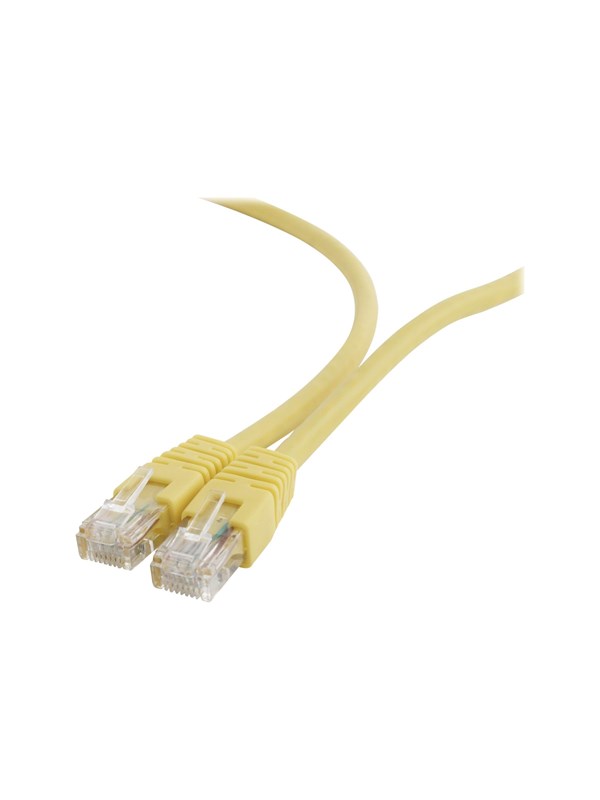 Netzwerkkabel Gembird PP6U-0.5M Cat6 UTP 0,5m Gelb vergoldete Kontakte