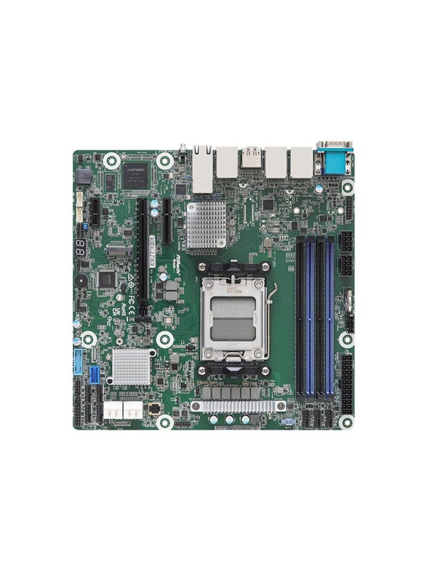 ASRock Rack B650D4U-2L2T/BCM - motherboard - micro ATX - Socket AM5 - AMD B650E Mainboard - AMD B650E - AMD AM5 socket - DDR5 RAM - Micro-ATX