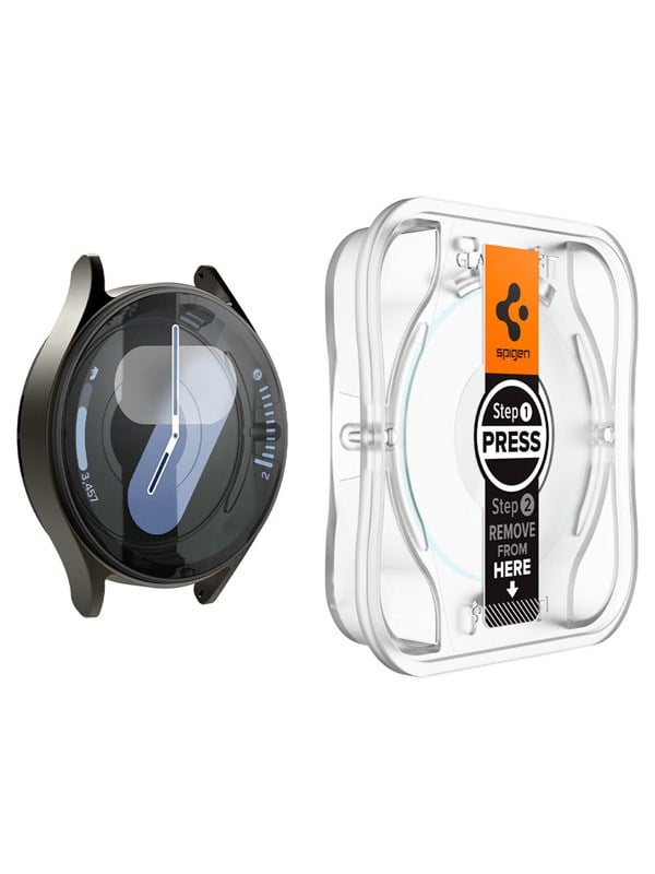 Spigen Glass tR EZ Fit 2 Pack - transparency - Samsung Galaxy Watch7 44mm