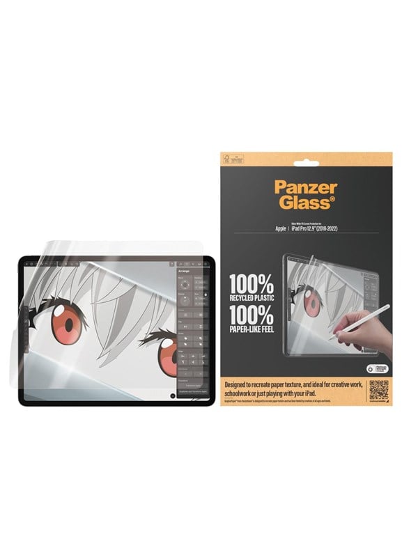 PanzerGlass GraphicPaper® Screen Protector iPad Pro 12.9'' (2018 2020 2021 2022) | Ultra-Wide Fit