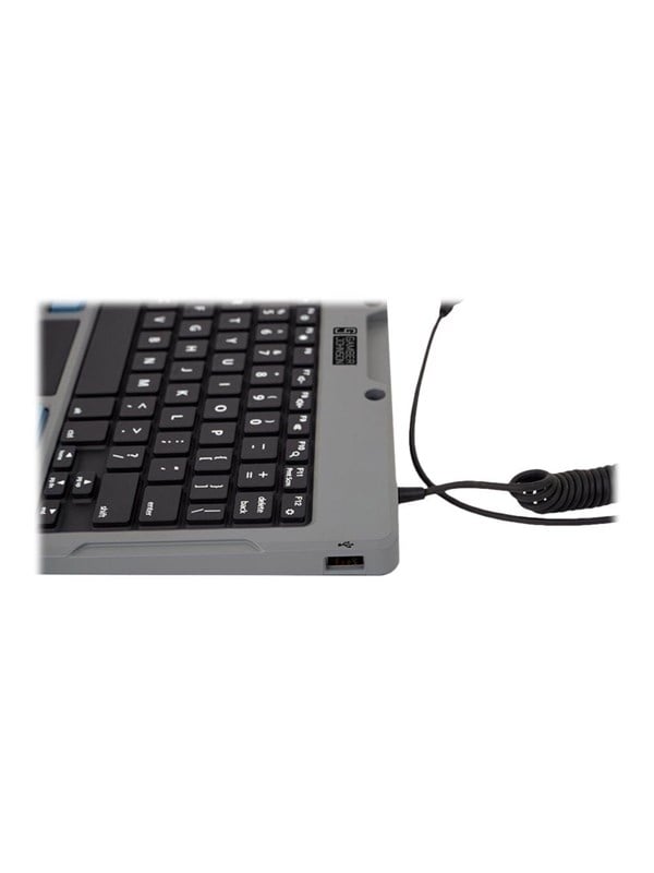 Gamber-Johnson LLC Gamber Johnson Rugged Lite - keyboard - with touchpad - QWERTY - US - Tastatur - Englisch US - Grau