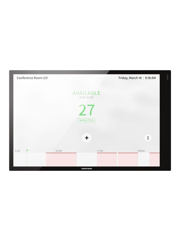 Crestron Electronics Crestron TSW-1070-GV-B-S - control panel with touch screen - 101 in wall mount - smooth black - TAA Compliant
