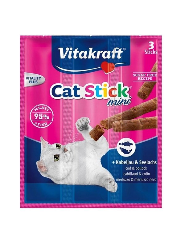 Vitakraft vitakraft cat stick mit Dorsch und Seelachs