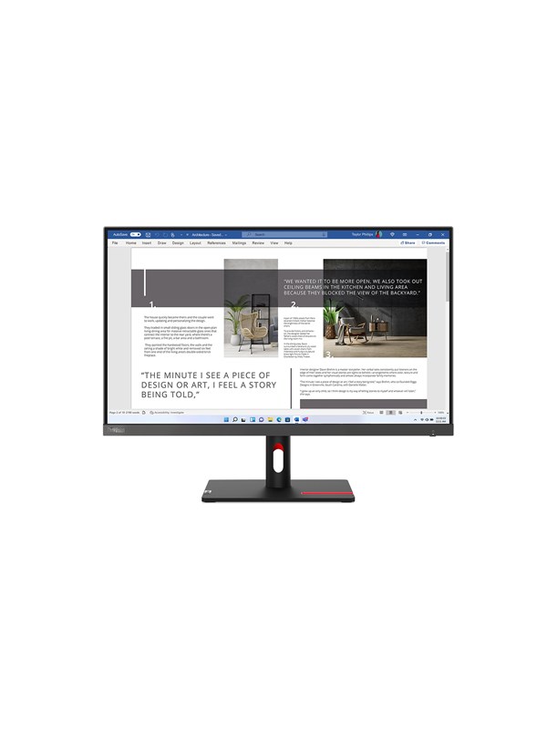 Image of 27" Lenovo ThinkVision S27i-30 - 1920x1080 (FHD) - 100Hz - IPS