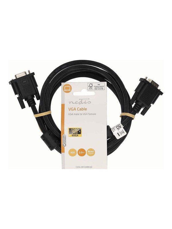 Nedis CCGL59100BK20 VGA cable