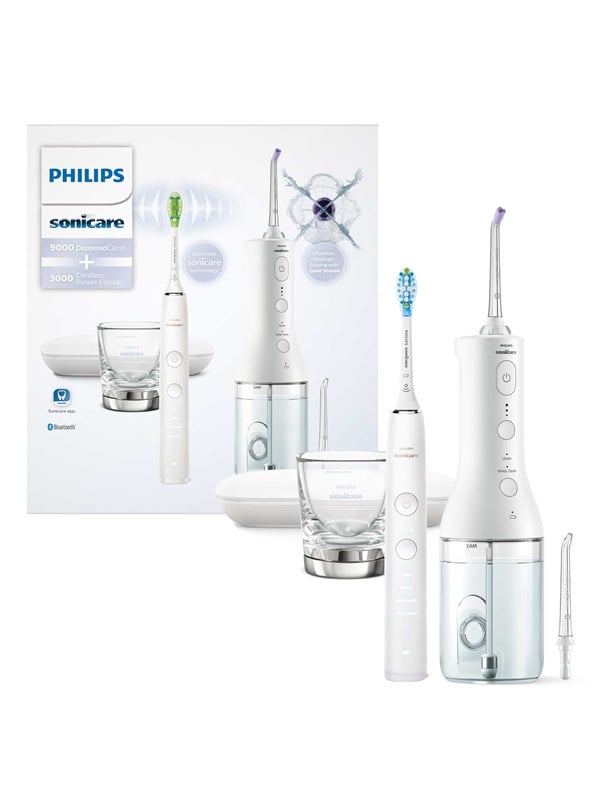 Philips Elektrische Zahnbürste Sonicare DiamondClean 9000 HX3886/41 - Oral irrigator - White