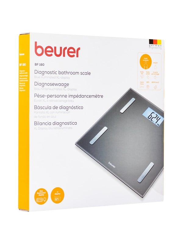 BF180 Körperanalysewaage digital Wägebereich (max)=180 kg Schwarz - Beurer