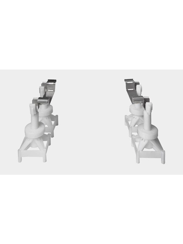 Unidrain Height-adjustable feet for vinyl line drain