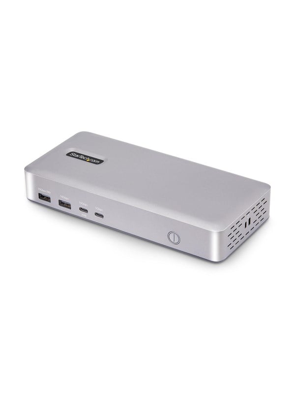 StarTechcom 155UE-USB4-DOCK Dual-Monitor USB4 Docking Station Dual 4K 120Hz or Single 8K 60Hz HDMI 100W Laptop Charging 25GbE USB-C