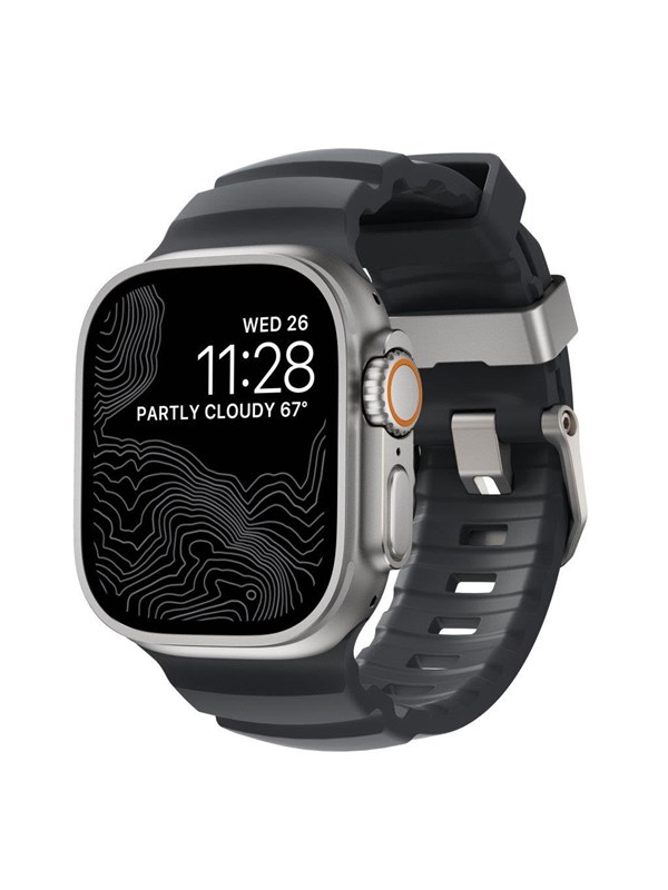 Nomad Rocky Point Band - 45mm  Storm  Natural Hardware