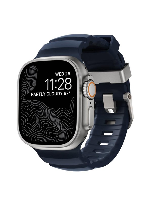 Nomad Rocky Point Band - 45mm  Atlantic  Natural Hardware