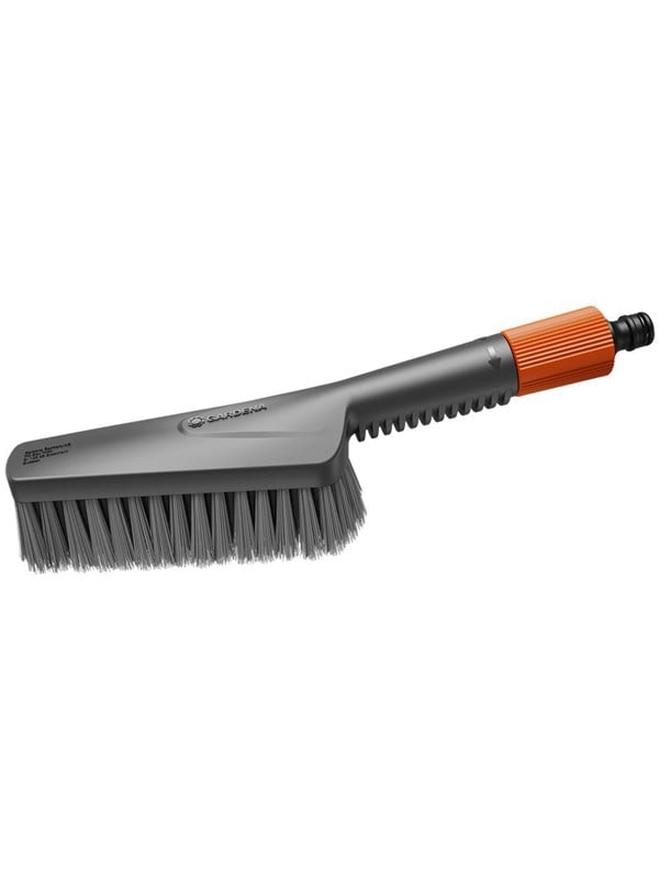 Gardena Cleansystem Waschbürste S soft - Schlauchbürste - Grau/Orange - Image 3