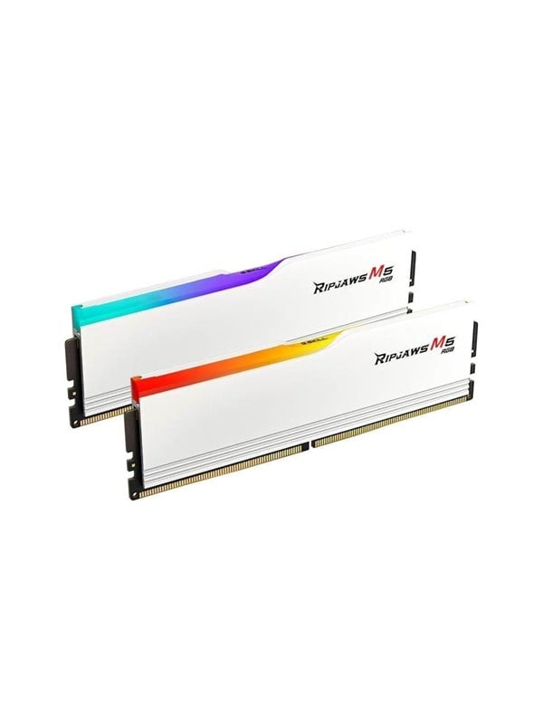 G.Skill Ripjaws M5 RGB DDR5-6000 - 32GB - CL36 - Dual Channel (2 pcs) - Intel XMP - Weiß mit RGB