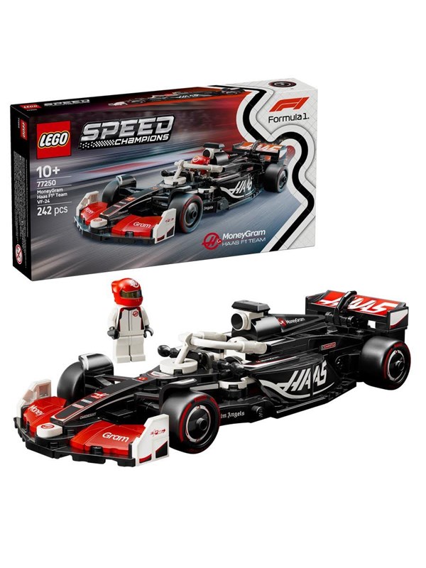 Image of LEGO Speed Champions 77250 MoneyGram Haas F1® Team VF-24 Rennauto