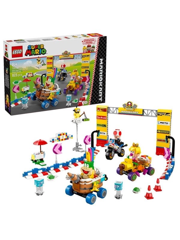 Image of LEGO Super Mario 72036 Mario Kart - Baby Peach & Grand Prix-Set