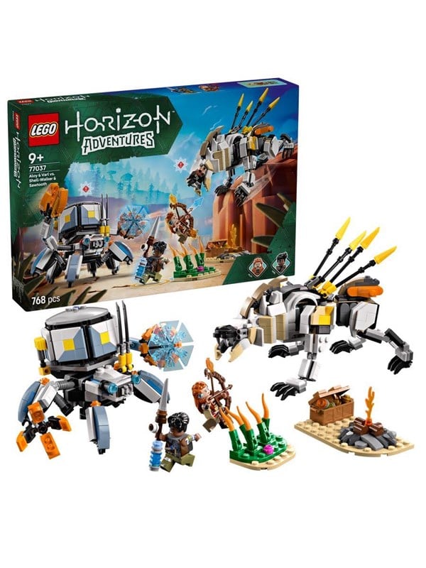 LEGO 77037 Aloy und Varl vs Panzerwanderer und Sgezahn