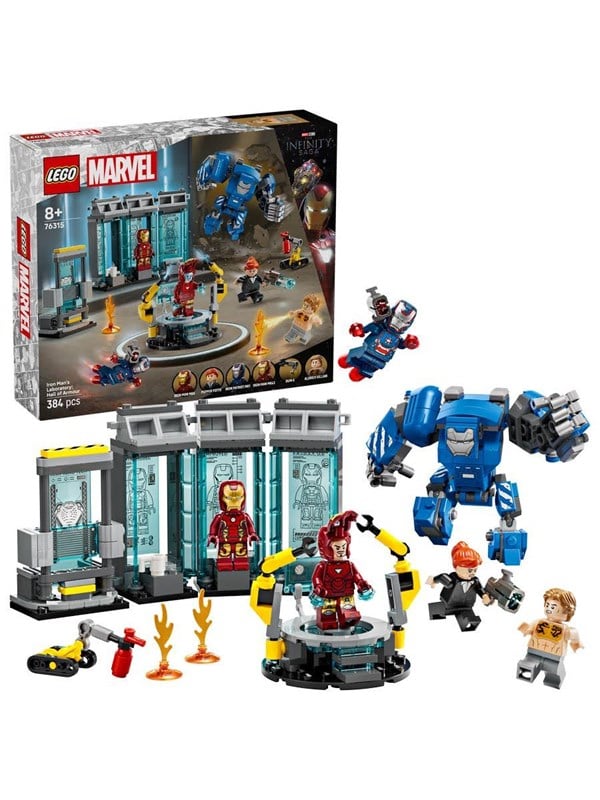 Lego® Marvel Super Heroes™ Jungen 76315 Iron Mans Labor: Halle Der Rüstungen - Bild 9