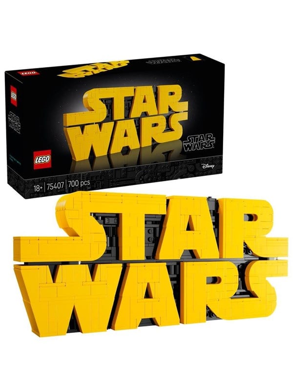Image of LEGO Star Wars 75407 Star Wars Logo aus Steinen
