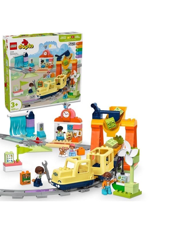 LEGO 10428 Grosse Interaktive Eisenbahn Klemmbausteine Bausatz - Bild 12