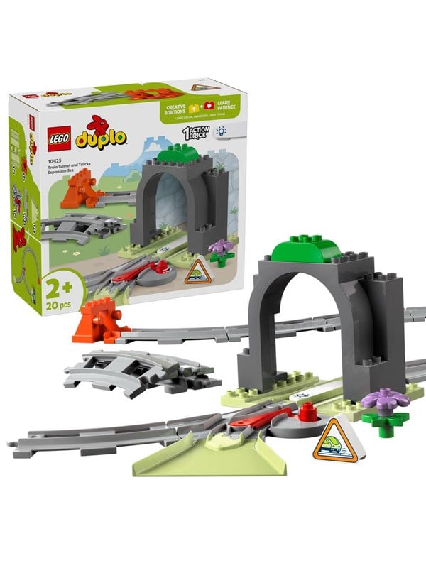 Image of LEGO DUPLO 10425 Eisenbahntunnel und Schienen - Erweiterungsset