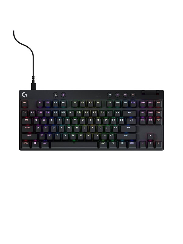 Image of Logitech G PRO X TKL - Linear - Linear - Gaming Tastatur - 80% - Deutsch - Schwarz