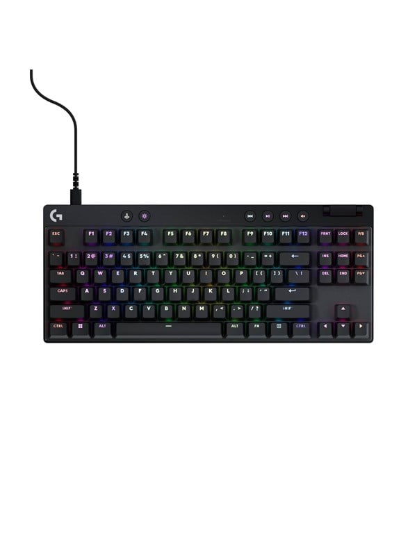 Image of Logitech G PRO X TKL - Linear - Linear - Gaming Tastatur - 80% - Französisch - Schwarz