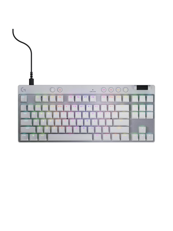 Image of Logitech G PRO X TKL - Linear - Linear - Gaming Tastatur - 80% - Deutsch - Weiss