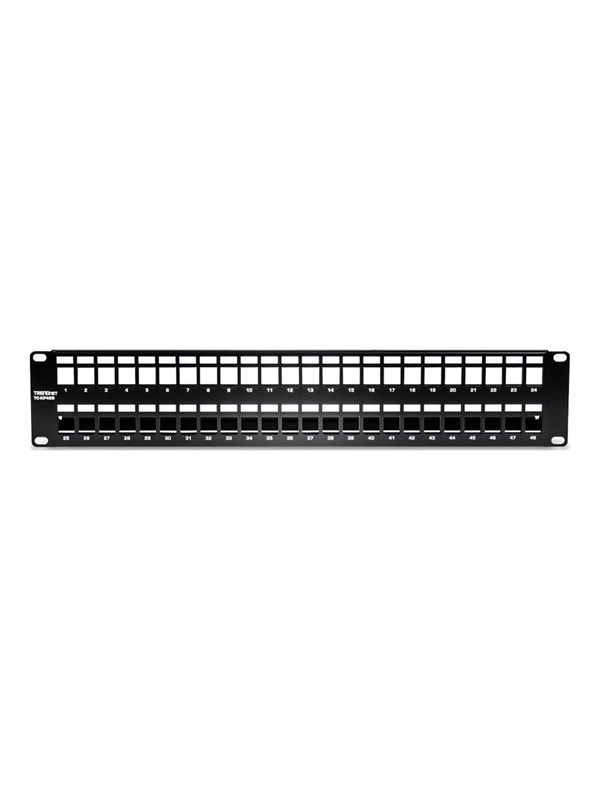 TRENDnet TC-KP48S - patch panel blank - 2U - 19