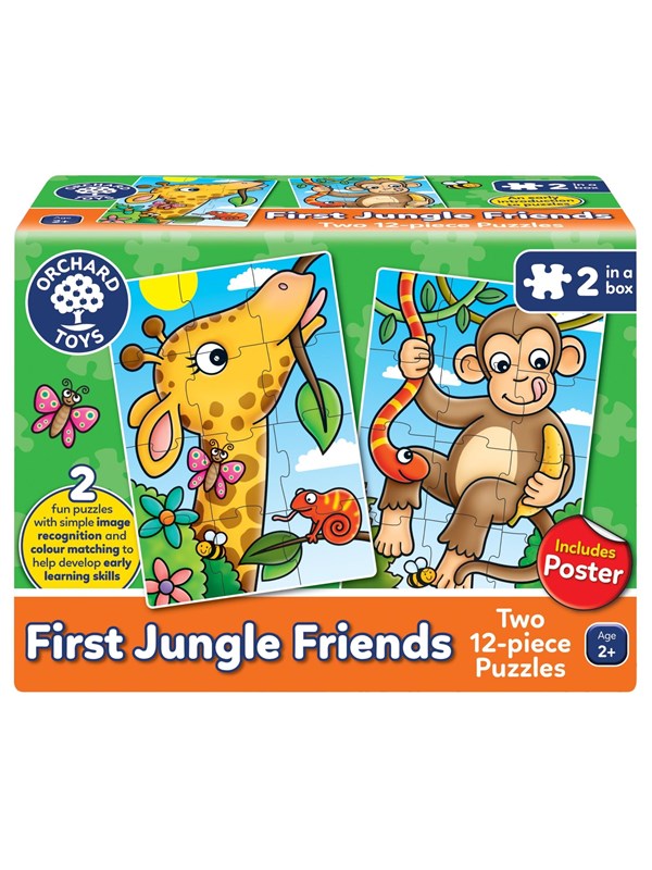 Orchard First Jungle Friends - Puzzle set 2D Puzzles