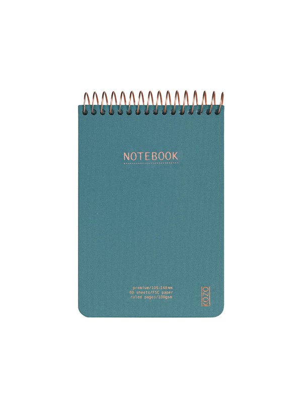 KOZO Notebook A6 Premium Steel Blue