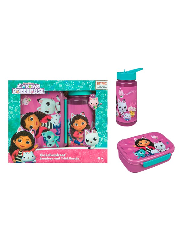 Gabby's Dollhouse Gabby's Dollhuse - Lunch box & bottle set
