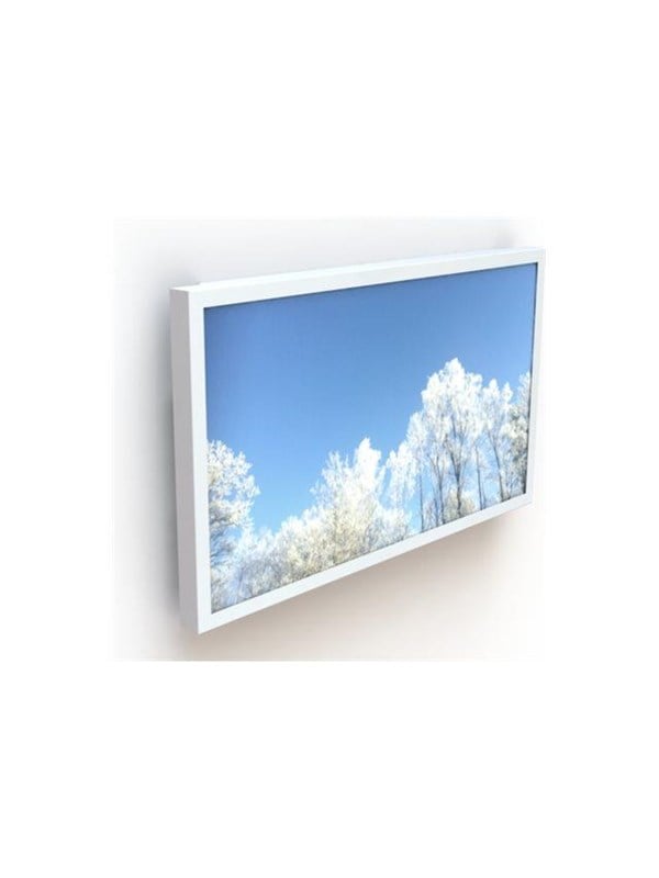 HI-ND Touch mounting kit - for digital signage LCD panel - portrait - white - Max - recommended for 43