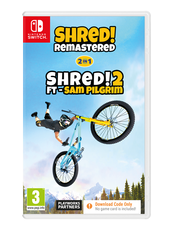 Shred Remastered  Shred 2 - ft Sam Pilgrim Code in a Box - Nintendo Switch - Rennspiel - PEGI 3