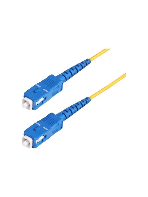 StarTech.com 30m (98.4ft) SC to SC (UPC) OS2 Single Mode Simplex Fiber Optic Cable - patch cable - 30 m - yellow - Gelb - 30m
