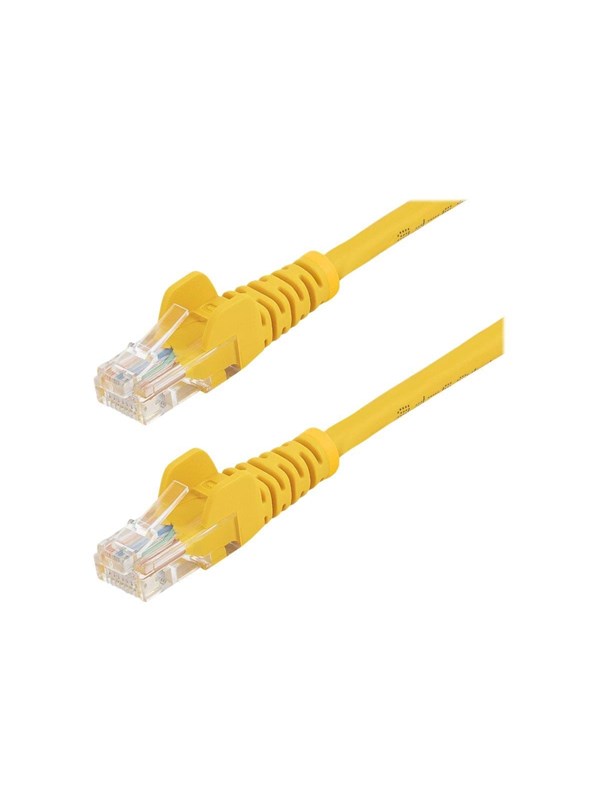 StarTech.com 0.5m Yellow Cat5e / Cat 5 Snagless Ethernet Patch Cable 0.5 m - patch cable - 50 cm - yellow - Gelb - 0.5m