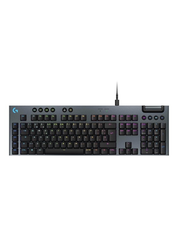 Logitech G915 X Wired - 100% Full-size - Tactile - Gaming Tastaturen - Spanisch - Schwarz