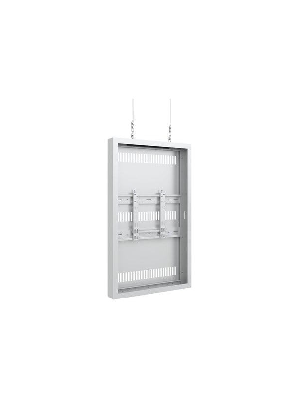 Multibrackets M Pro Series enclosure - for digital signage panel - wire small - white - Max 25 kg - recommended for 43"