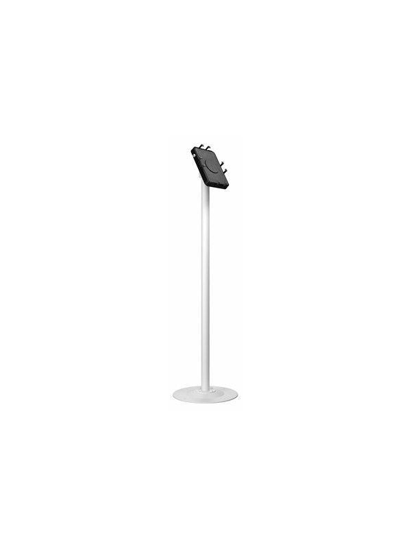 Multibrackets M Pro Series stand - for monitor / tablet - single pole floorbase - white - Max 10 kg - recommended for 7"-30"