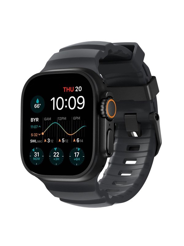 Nomad Rocky Point Band - 45mm  Storm Black Hardware