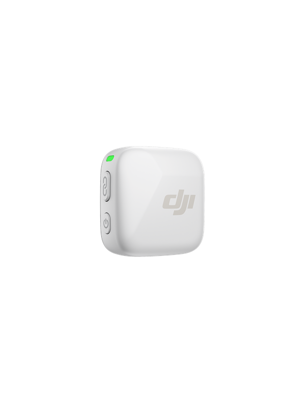 DJI Mic Mini Sender (Polarweiß), Ultraleicht, Detailreicher Audio | DJI OsmoAudio, Geräuschunterdrückung, Wireless Mikrofon für Kamera/iPhone/Android, Vlog, Streaming