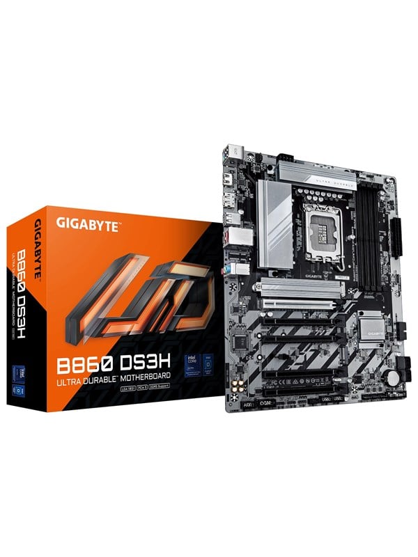 GIGABYTE B860 DS3H Mainboard - Intel B860 - Intel LGA1851 - DDR5 RAM - ATX