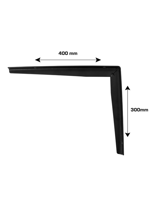 Home>it table support with T-profile 30x40 cm matt black