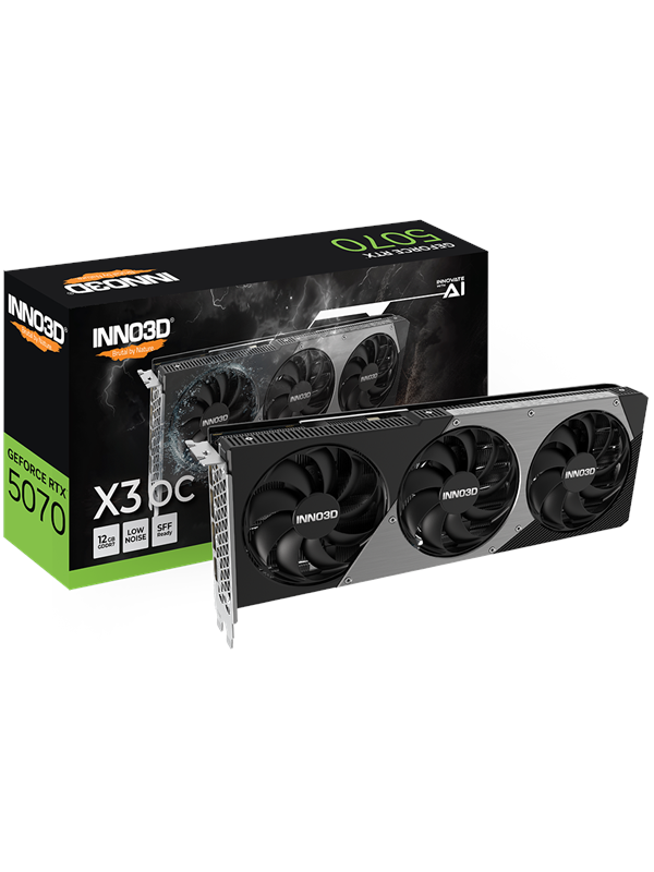 INNO3D GeForce RTX 5070 X3 OC NVIDIA 12 GB GDDR7